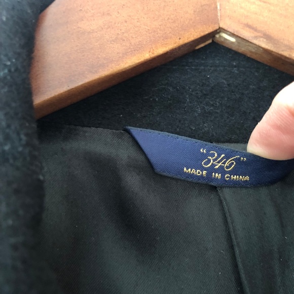 Brooks Brothers Black wool/cashmere coat full length. Timeless. Mint condition. - Picture 2 of 12